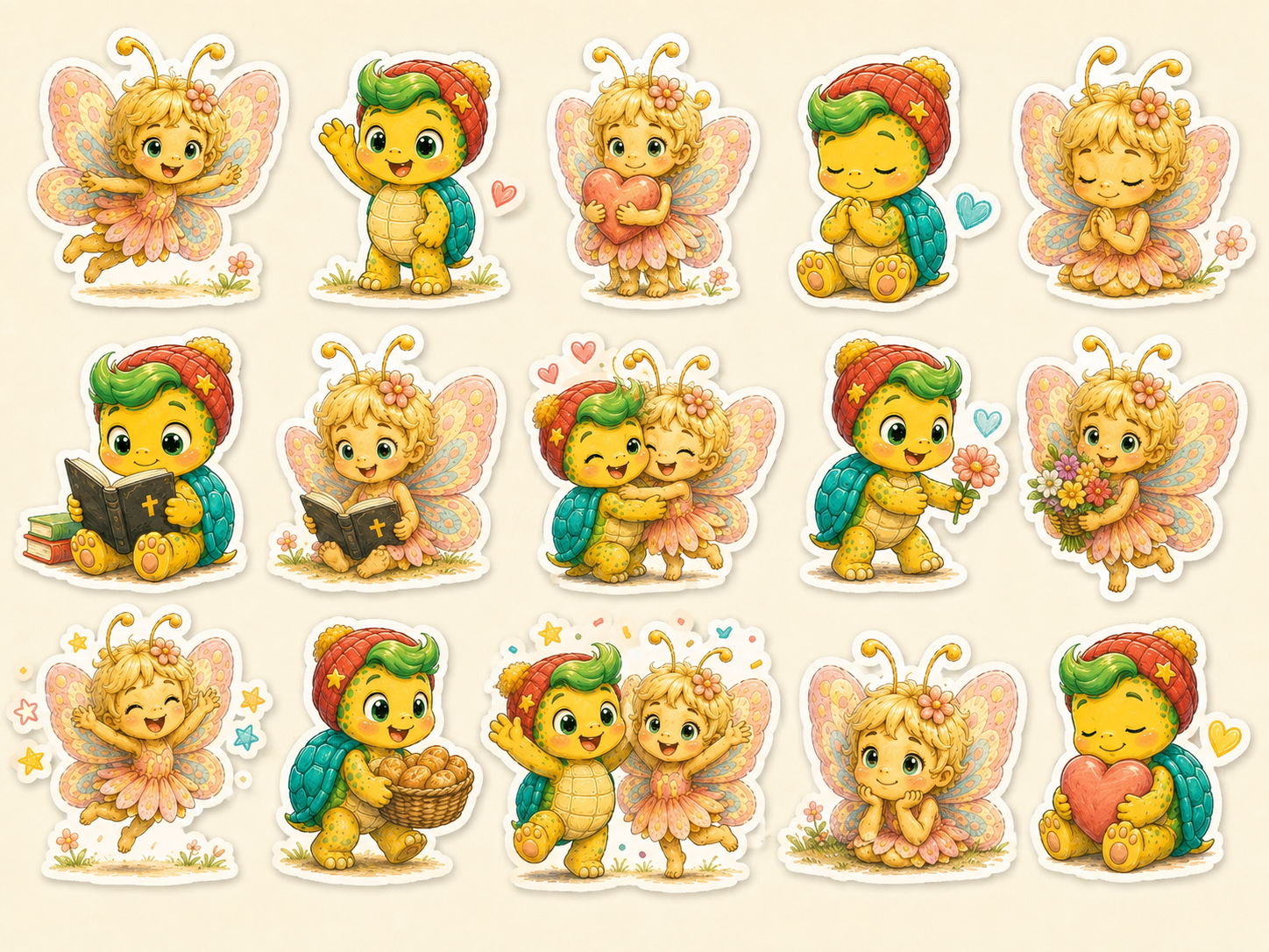 Stickers de Rocky y Lulú